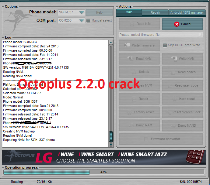 Octopus box samsung full crack setup v1 6 5 download